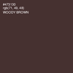 #473130 - Woody Brown Color Image